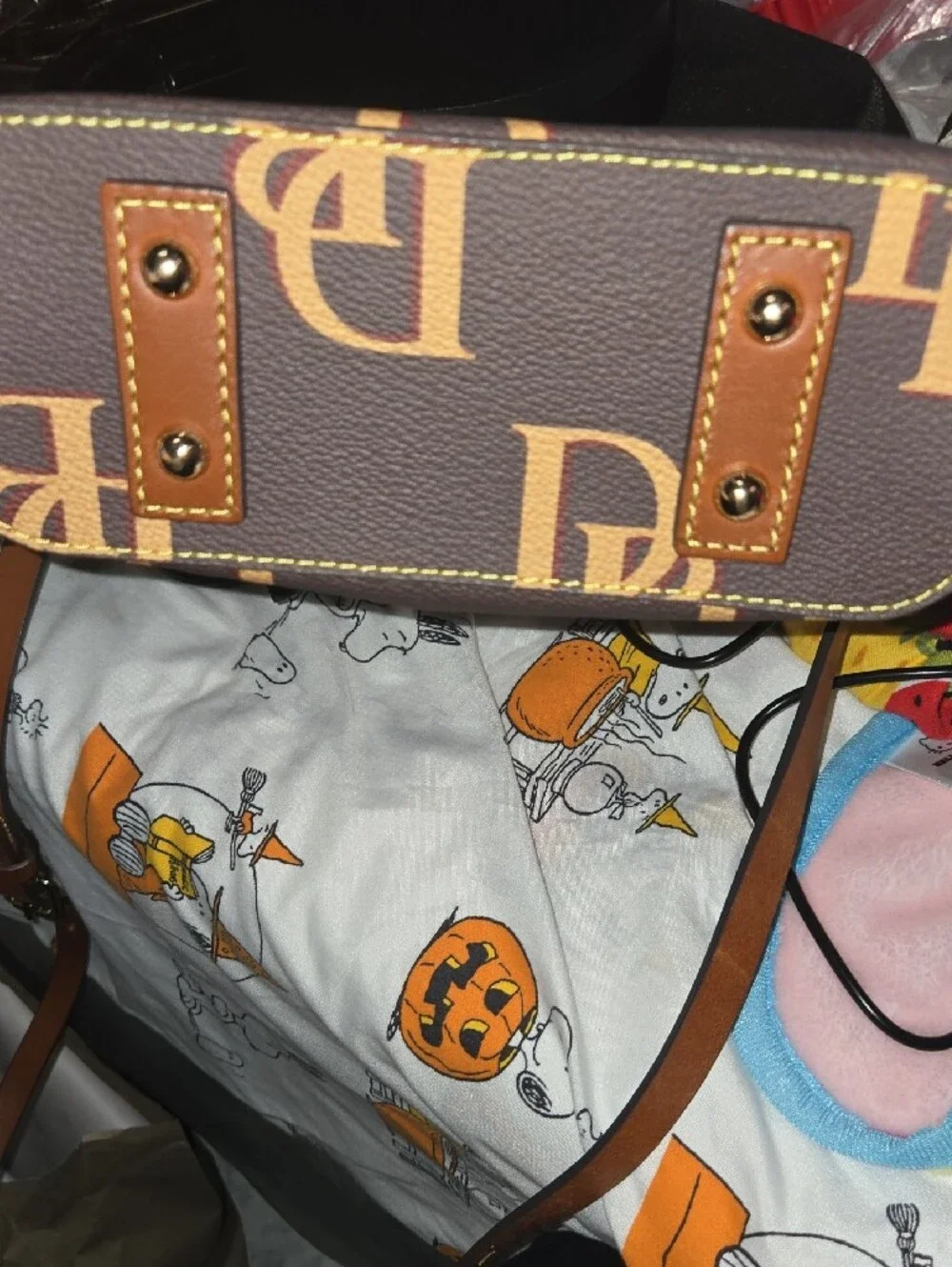 Dooney And Burke Brown and Tan Crossbody Bag - Picture 11 of 13